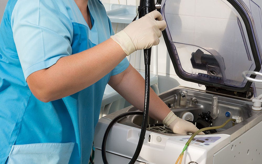 The Technical Automated Endoscopy Reprocessor Inspection Includes a