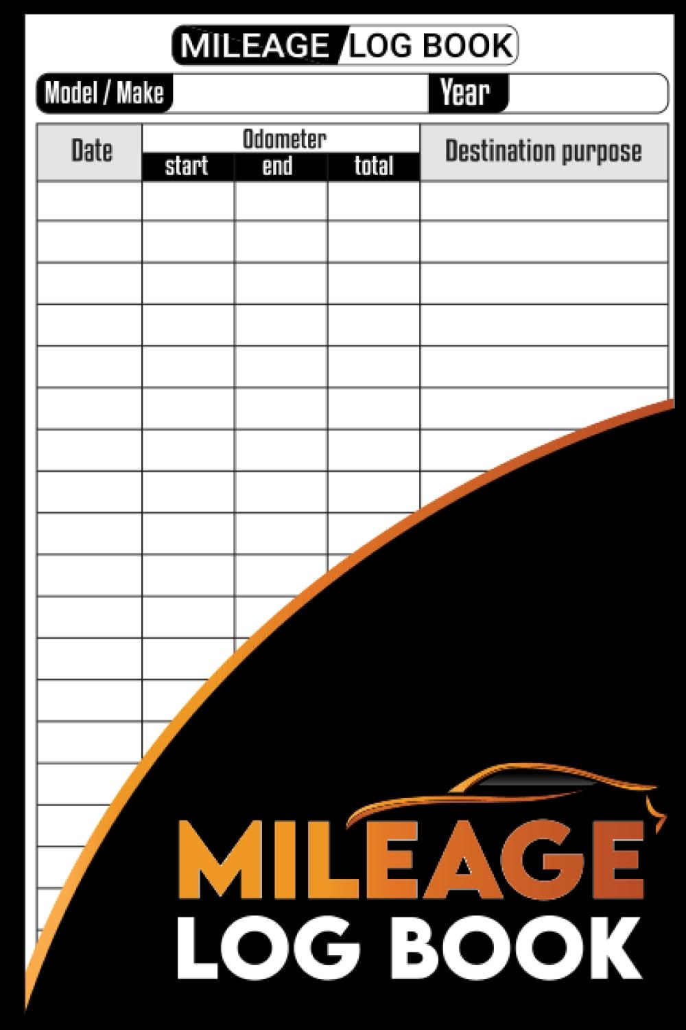 [EBOOK]Mileage Log Book for Taxes for Self Employed Daily Mileage