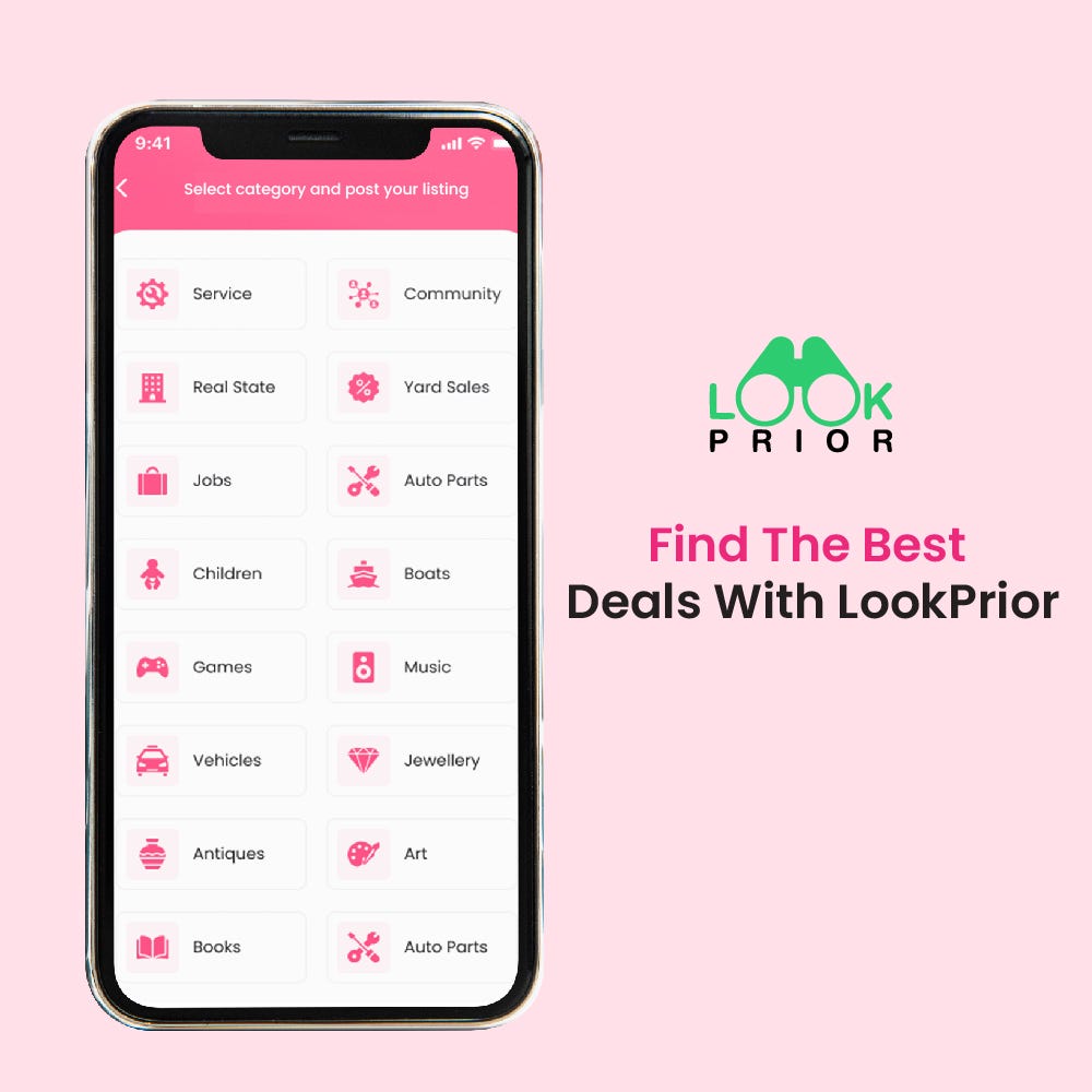 Simple Steps For Posting Items For Sale or Rent by LookPrior Medium