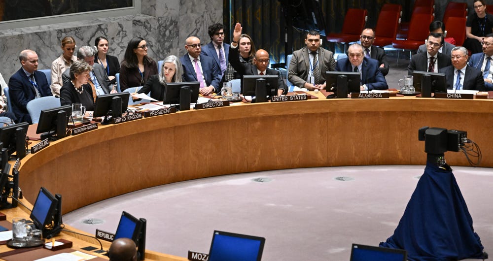 US Veto of UN Gaza Resolution. A Green Light for More Israeli… | by Ali