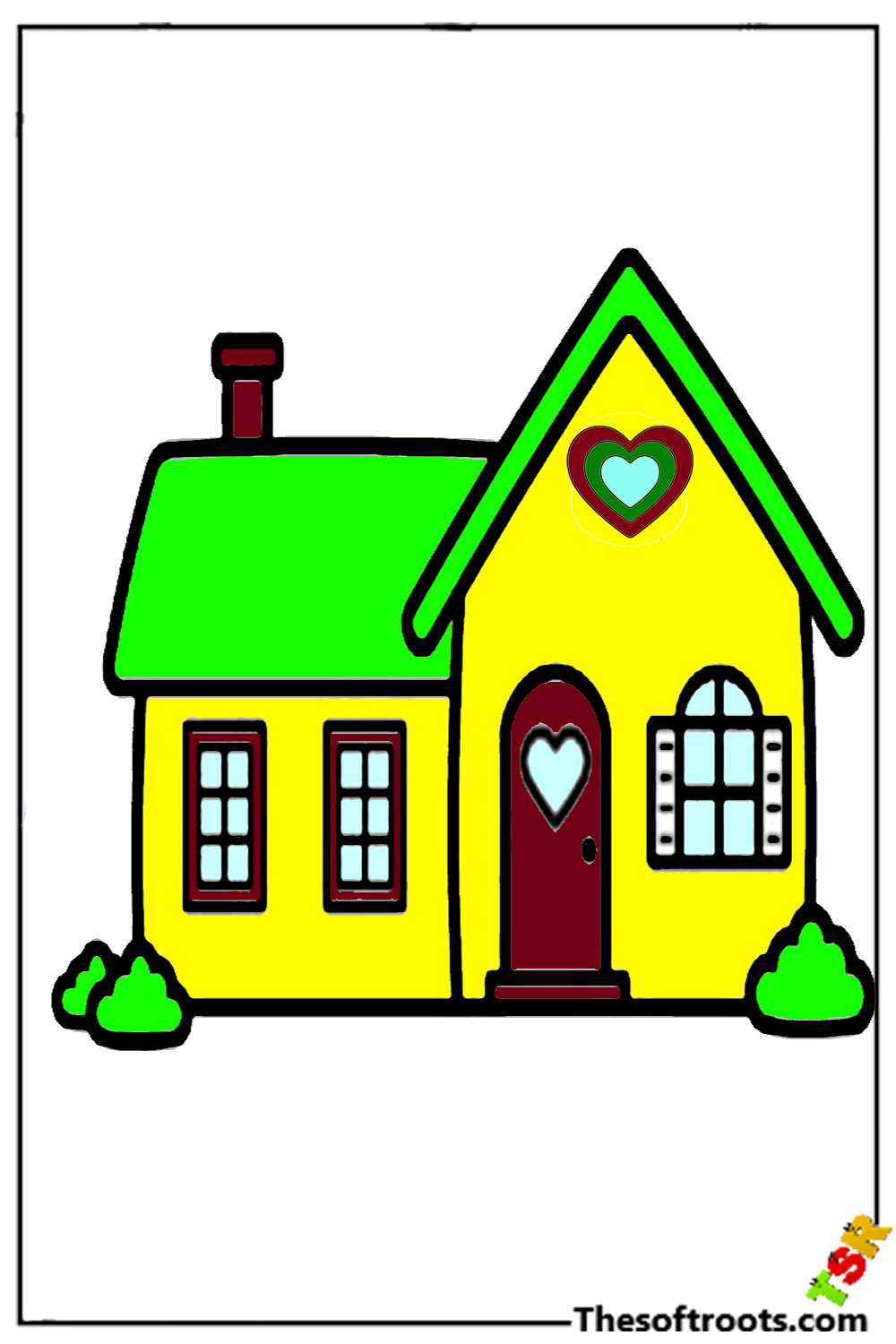 House Drawing for kids Drawing ideas Medium