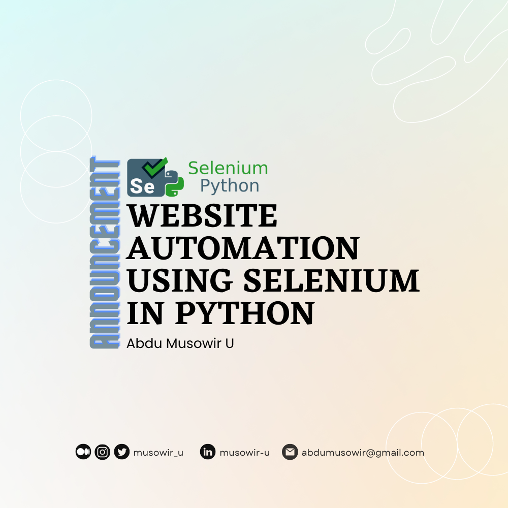 Announcing a New Series: Website Automation Using Selenium in Python ...