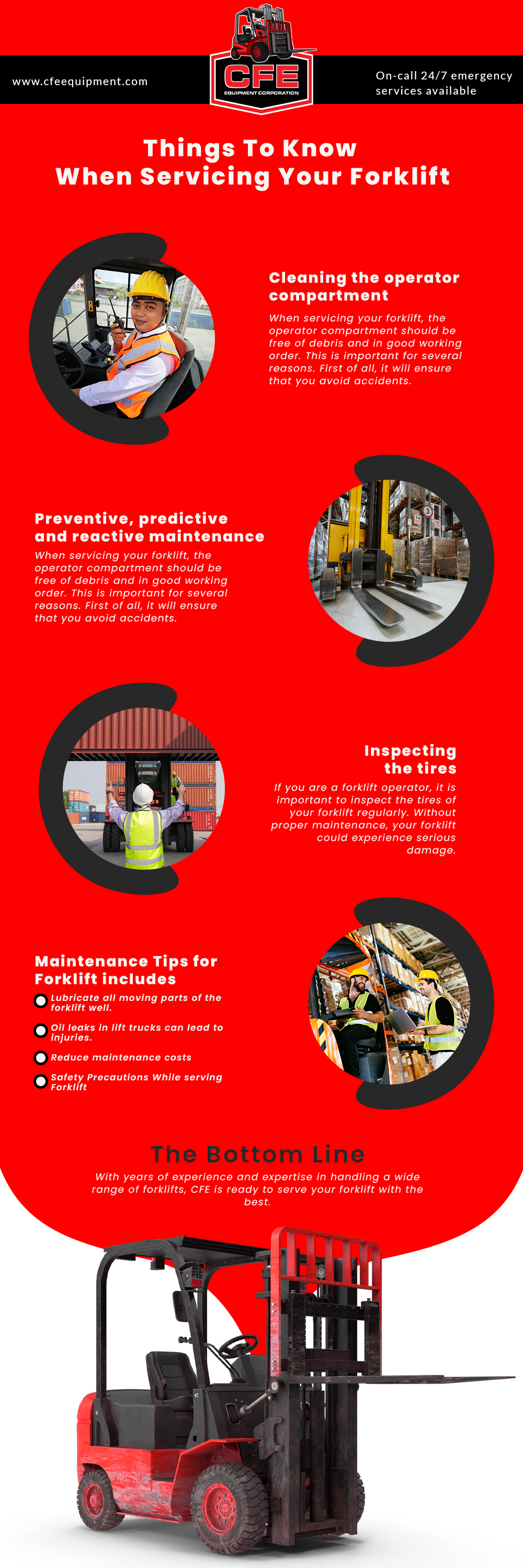 Things To Know When Servicing Your Forklift CFE Equipment Corporation