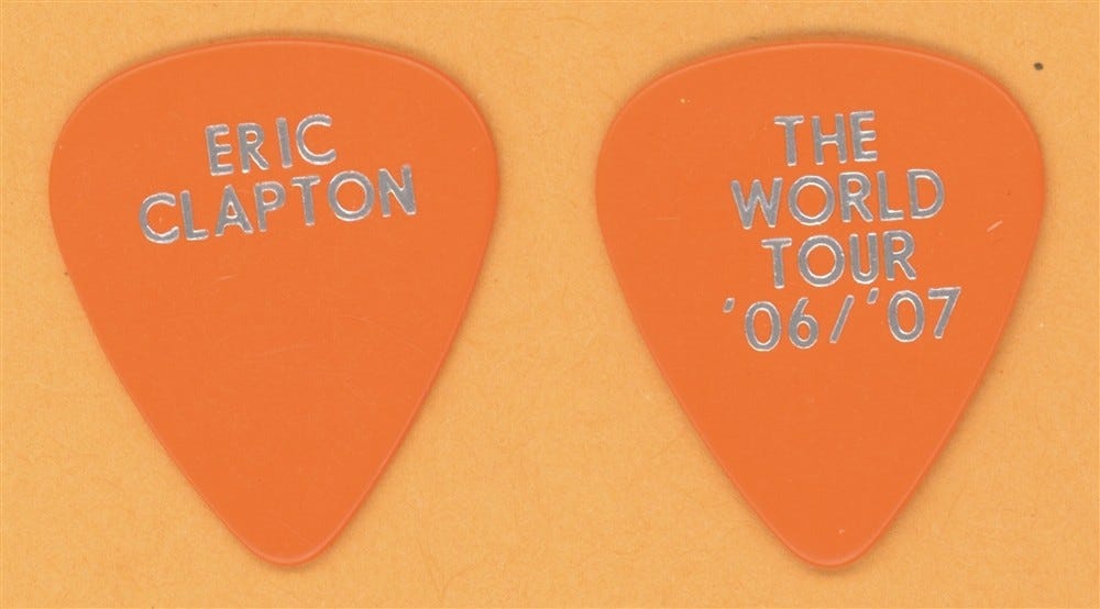 Rare Guitar Picks Used by Eric Clapton