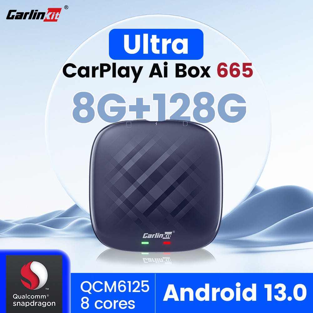 2024 Android13 SDM660 Carlinkit Carplay Android Tv Box USB A Port LED