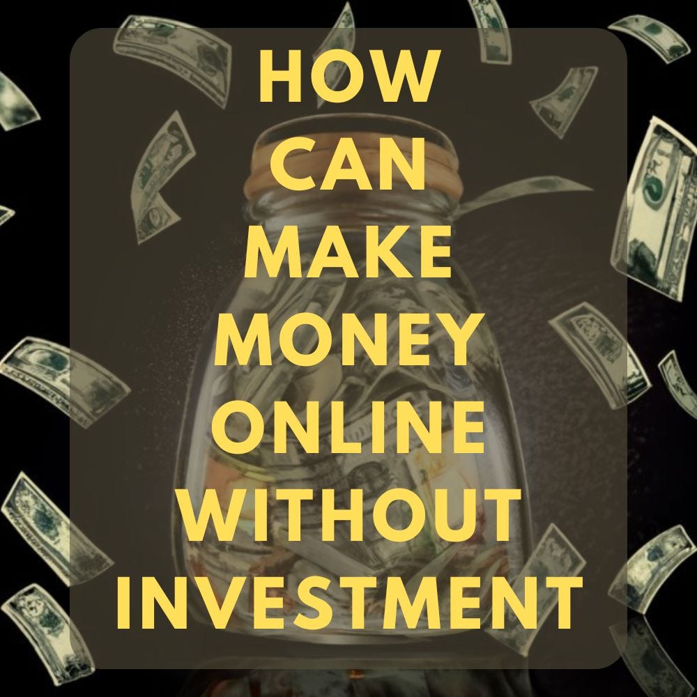 Make Free Money Online For Free – Unlock Real Income Without Taking a Single Risk