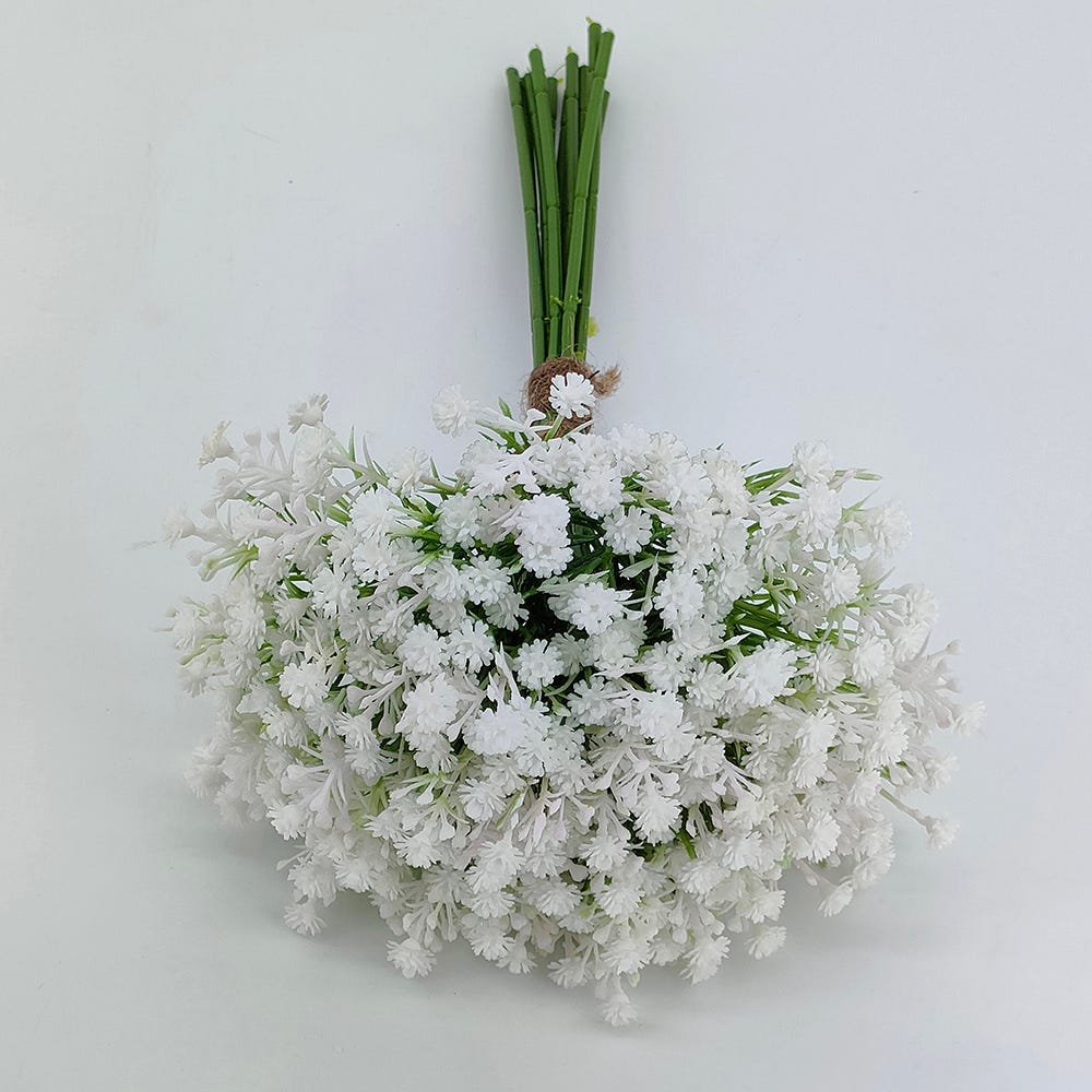 wholesale artificial flower bridal bouquets, real touch gypso flower