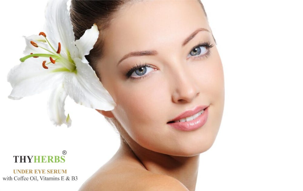 Thyherbs under eye cream with coffee oil, vitamins E and B3 Herbsthy