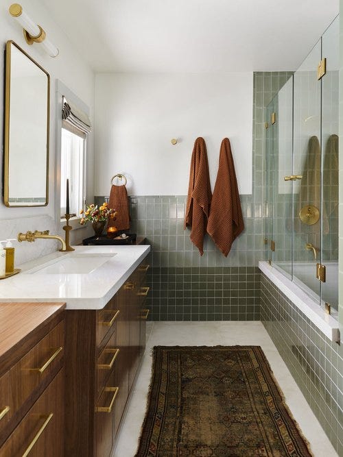 Wainscoting bathroom sale