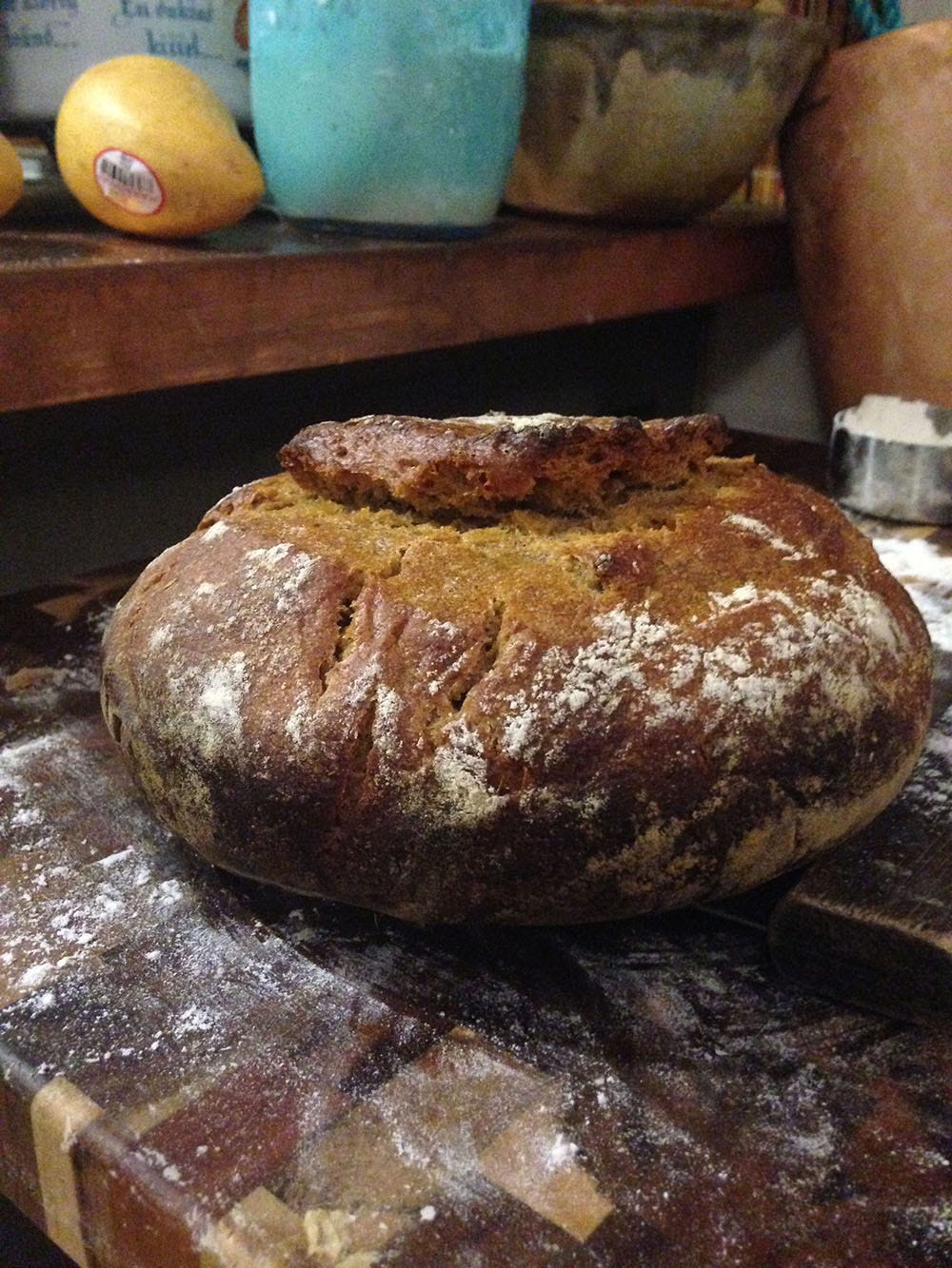 Baking bread when flour is scarce