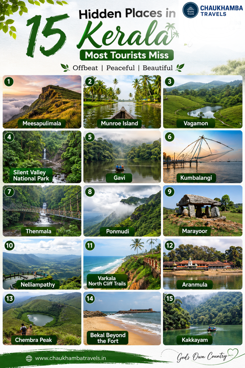 15 Hidden Places in Kerala Most Tourists Miss (2026 Travel Guide)