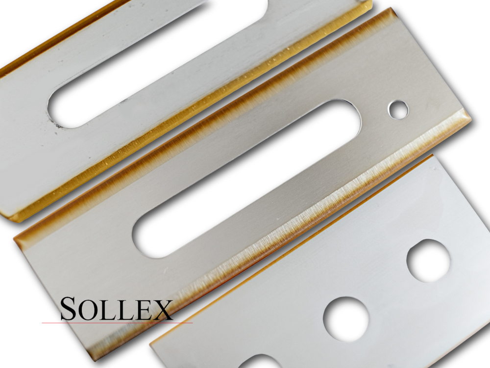 Sollex Titanium Nitride (TiN) Coated Blades