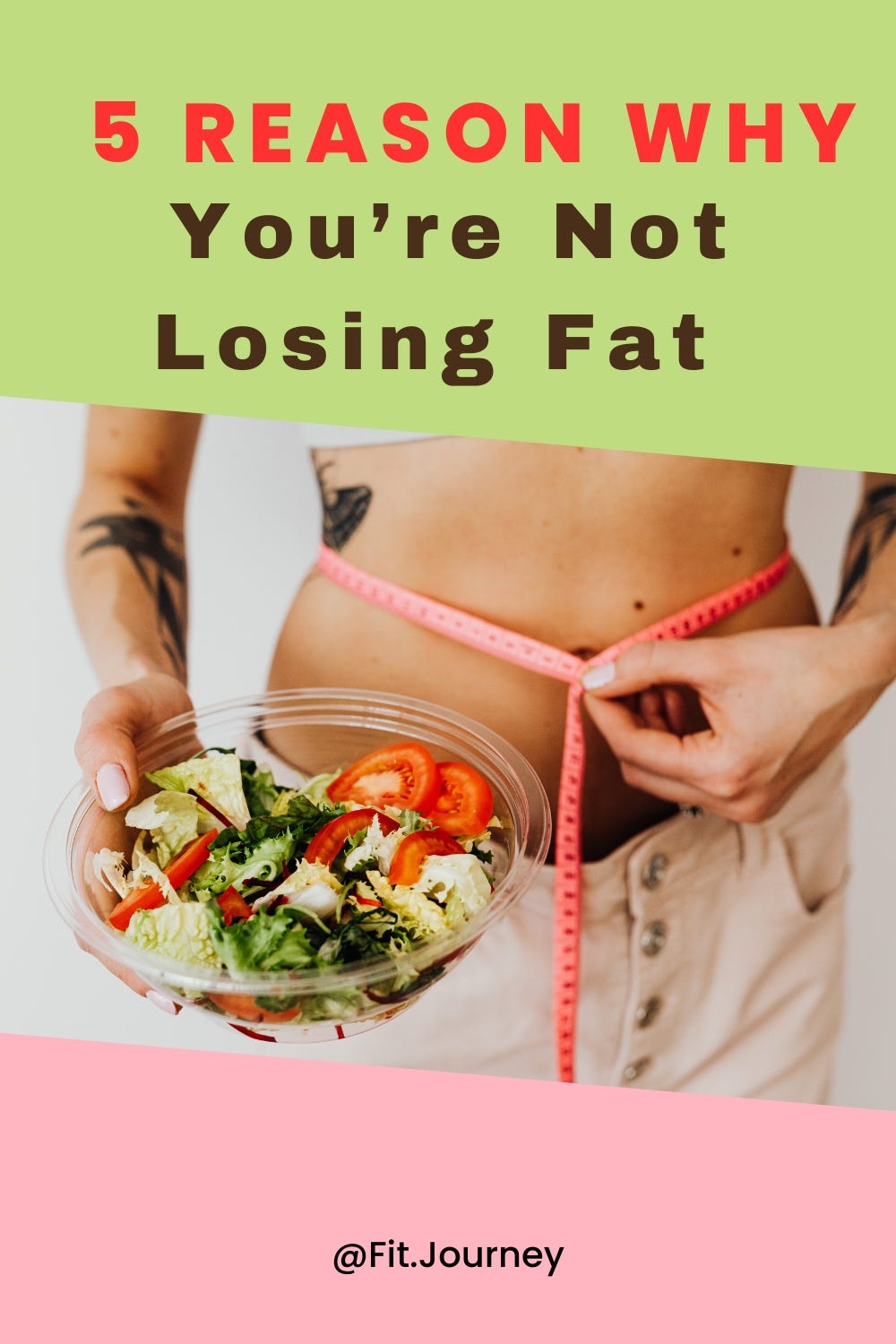 5 potential reasons why you might not be losing fat and provide