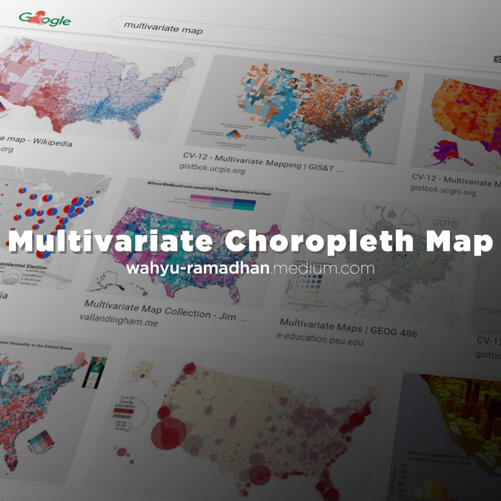 Multivariate Choropleth Map. Teknik Visualisasi Data Multiparameter ...