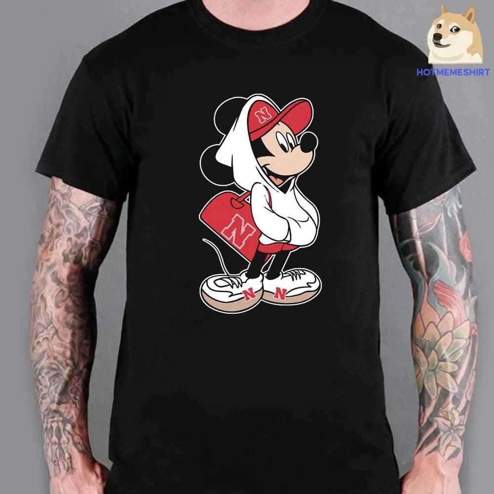NCAA Nebraska Cornhuskers X Disney Mickey Mouse T-Shirt | by Arnetta ...