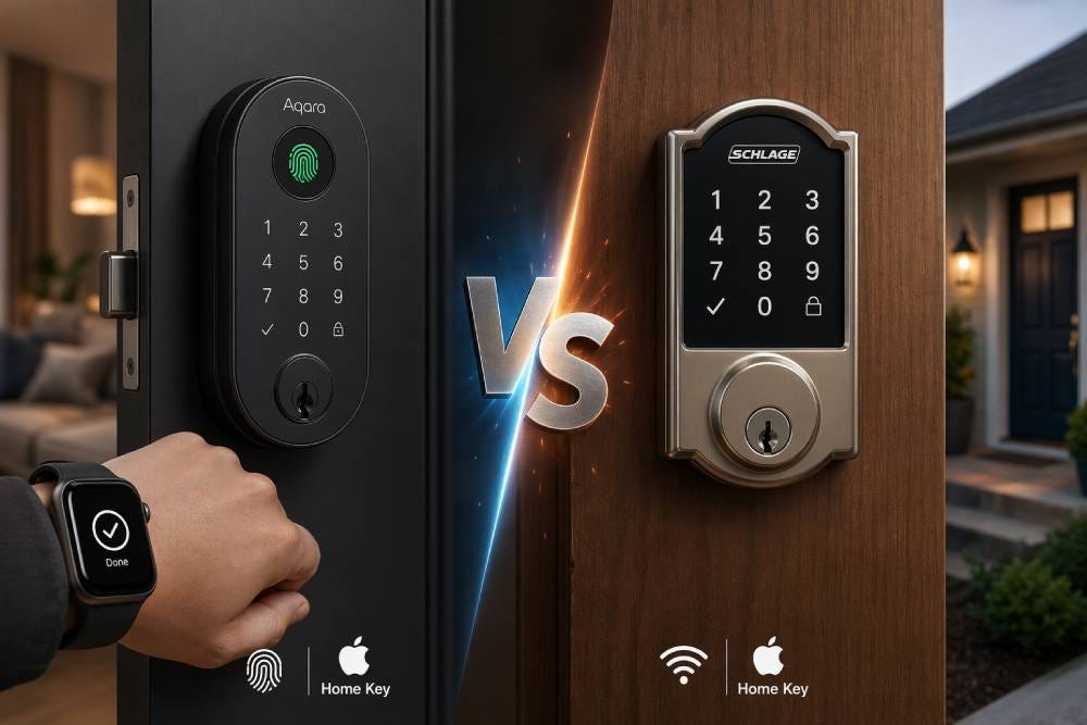 Aqara U100 vs Schlage Encode Plus: It’s Not About Features — It’s About Your Lifestyle