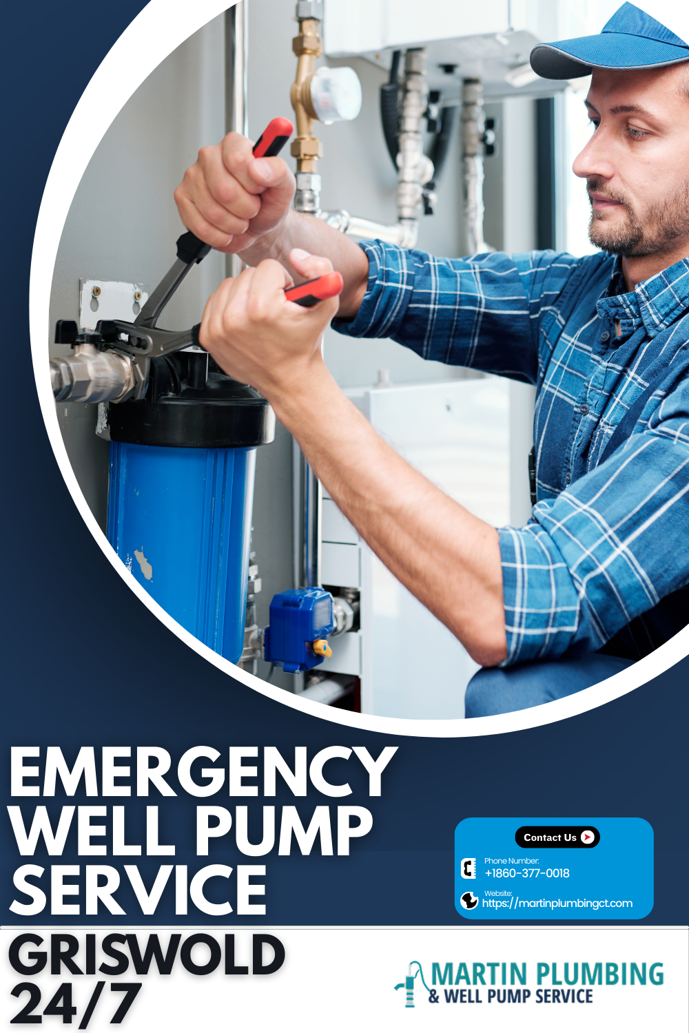 What is the cost of emergency well pump service in Griswold, CT?