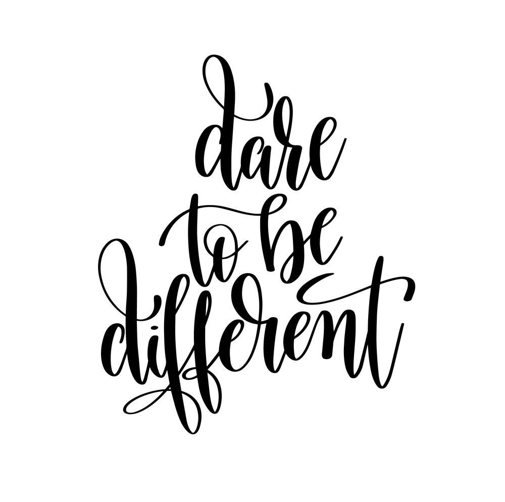 Think Different. Be Different.. Be Bold. Think Different. Be different ...