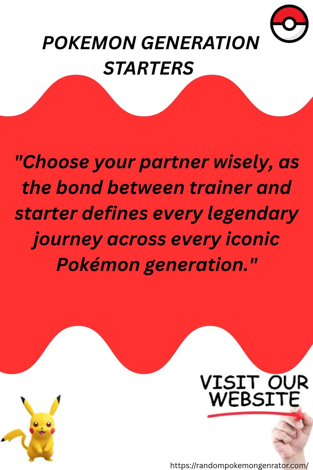 POKEMON GENERATION STATERS