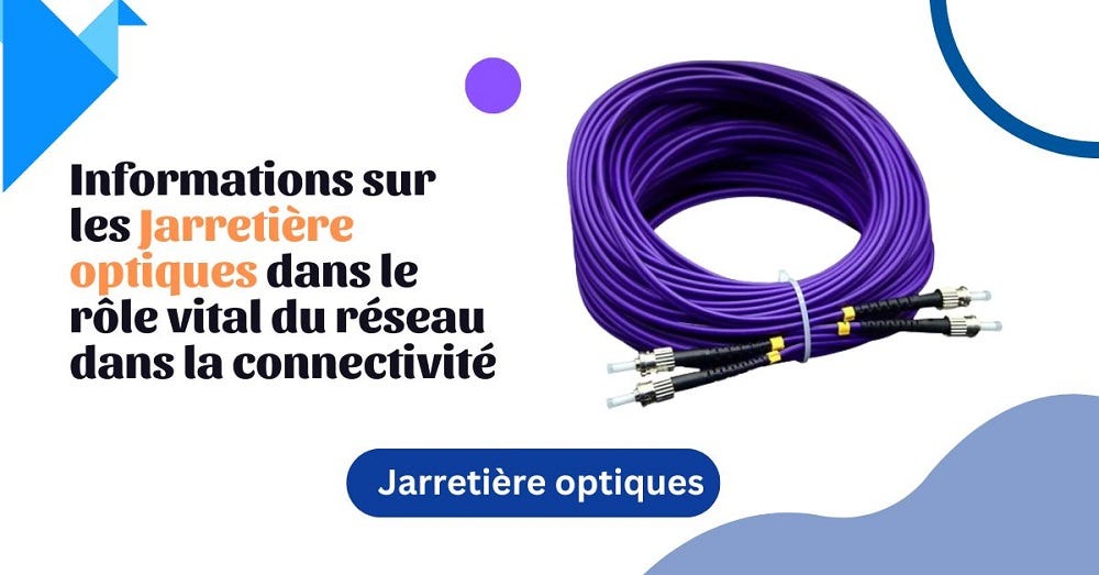 Informations sur les Jarretière optiques dans le rôle vital du réseau dans la connectivité