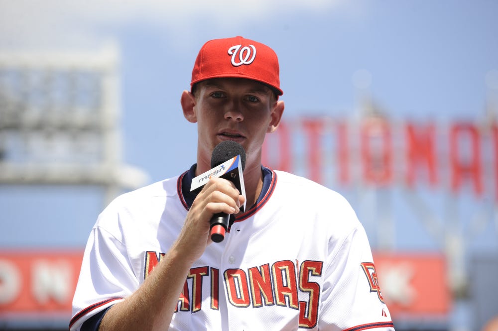 Today in Nationals' History: Stephen Strasburg officially signs