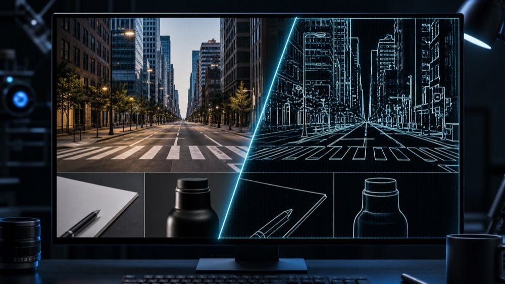 Edge detection turns visual structure into something a computer vision pipeline can measure.