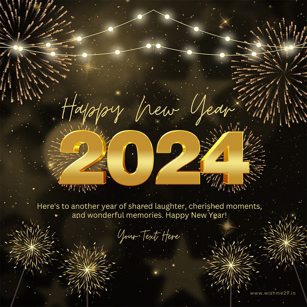 Customized New Year 2024 wishes with your name generator - wishme 29 ...