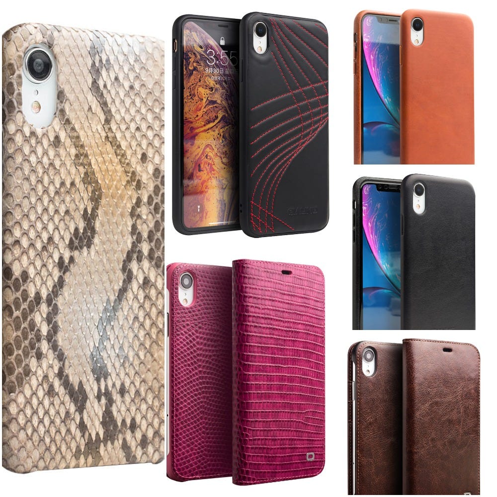 The New iPhone XR and Leather Case Choices by Qialino Cases Medium