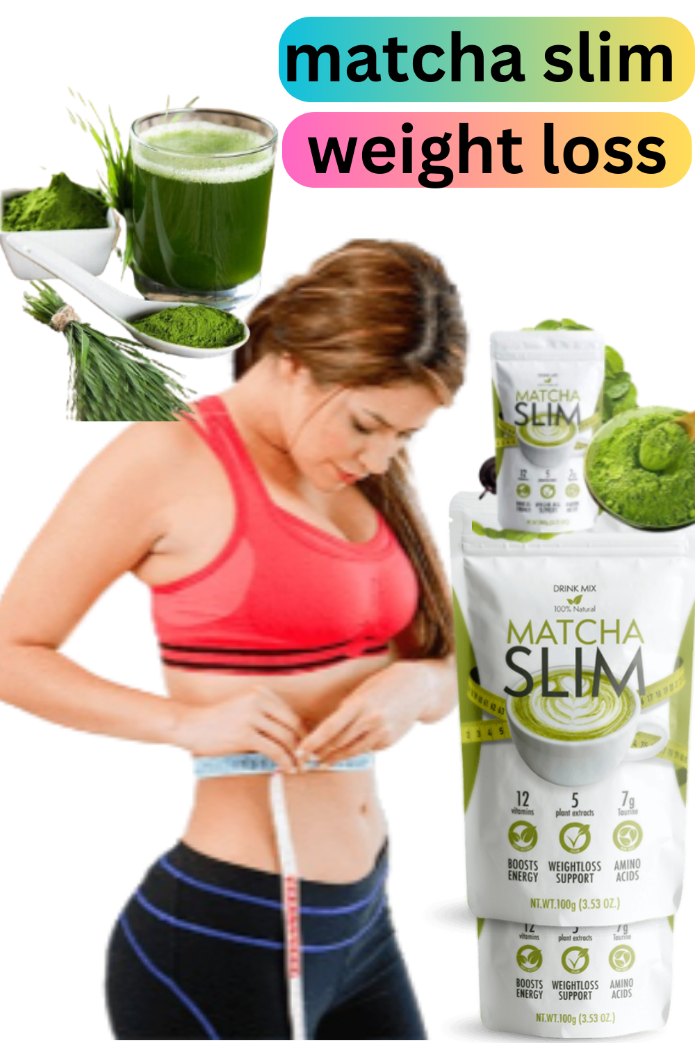 Matcha Slim Energy-Drink-Mix #Matcha Slim weight loss.. - Maggie D - Medium