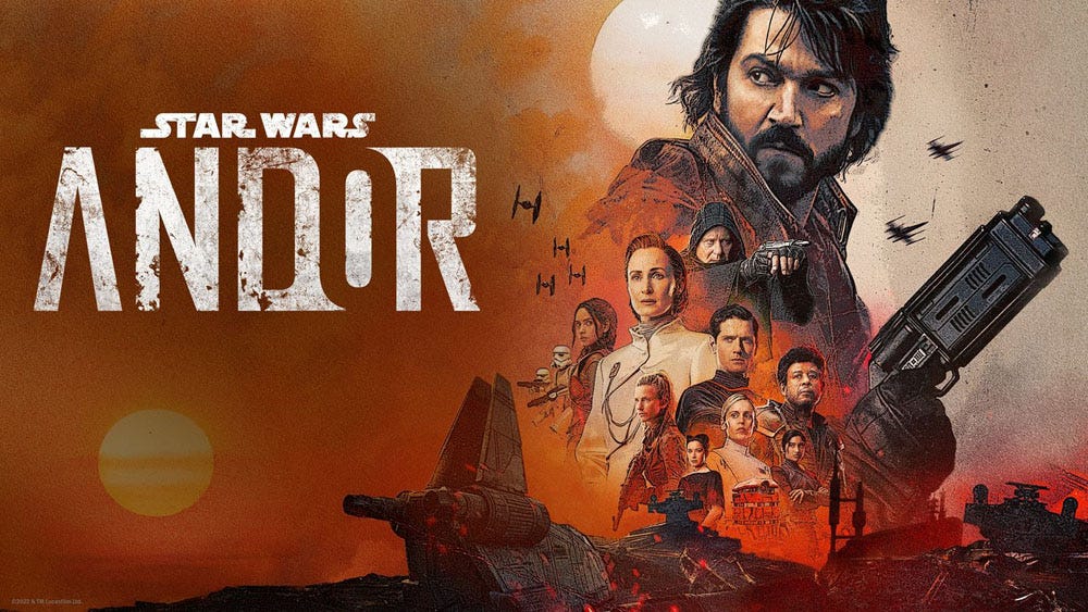 The project Star Wars: Andor became the second highest rated