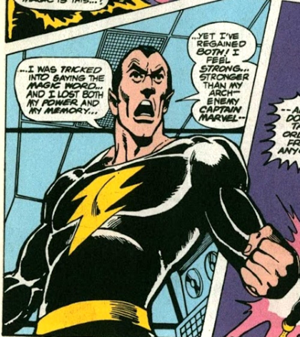 Dwayne Johnson as Black Adam. Who is Black Adam?, by The Jasper Lines, People in Comics