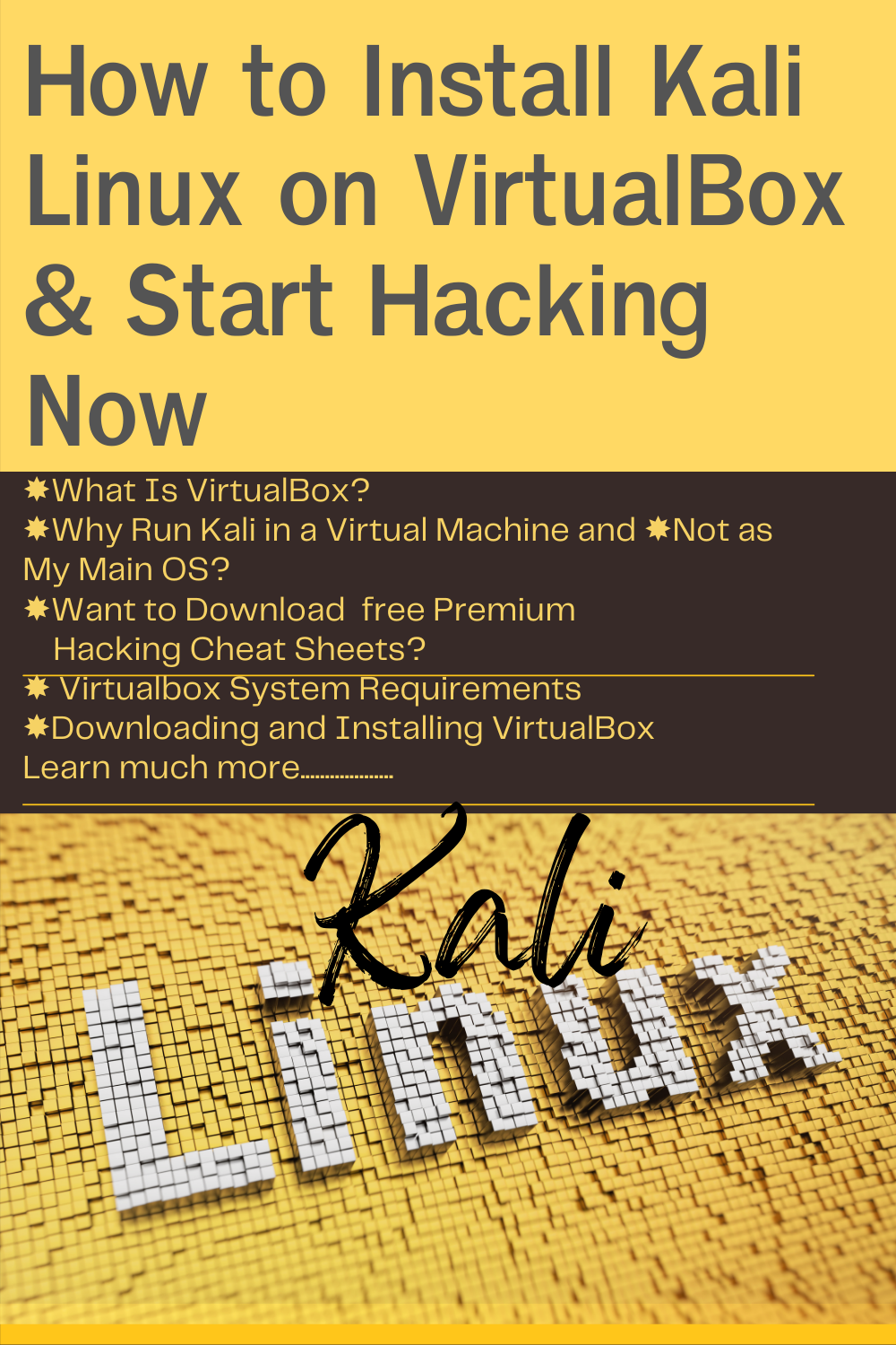 How to Install Kali Linux on VirtualBox & Start Hacking Now | by  Itexamtools | Apr, 2023 | Medium