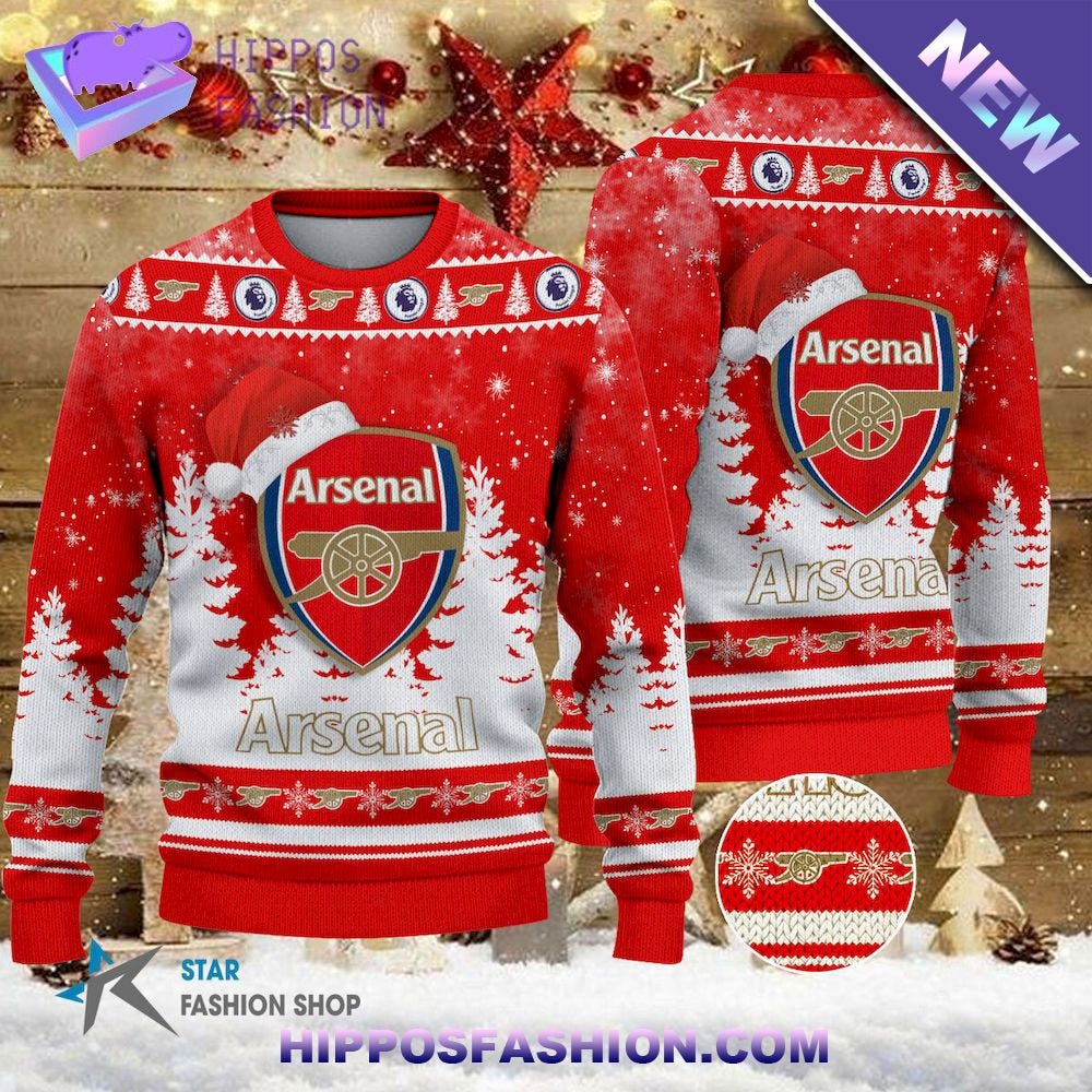 Arsenal EPL Team Ugly Christmas Sweater | by Hipposfashion Store | Nov,  2023 | Medium