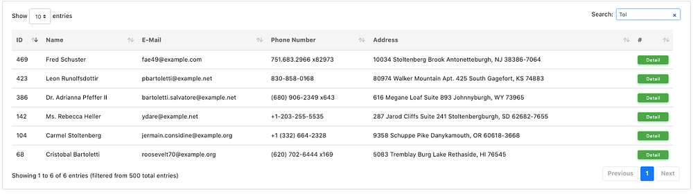 Yajra Datatables — Laravel Example