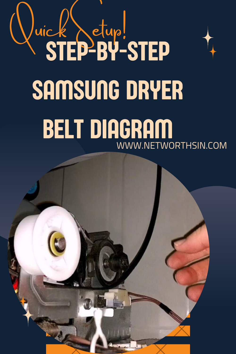 Changing The Belt On A Samsung Dryer Step-by-Step Samsung Dryer Belt Diagram | by networthsin | Medium
