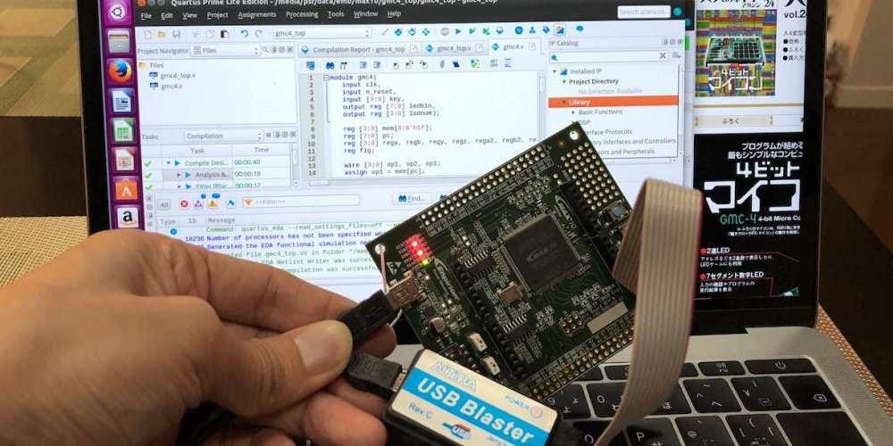 What can the BPM programmer test the FPGA from Actel ?