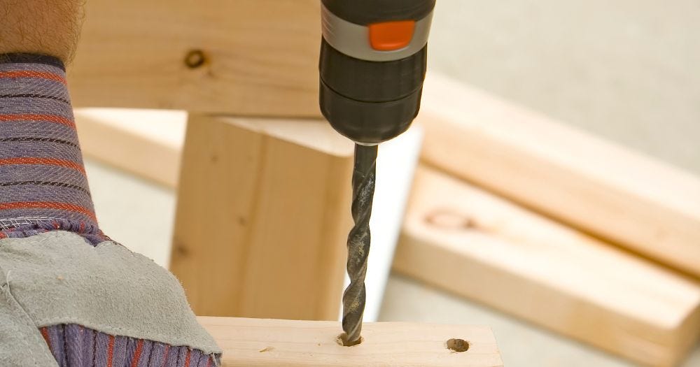 The Art Of Drilling Holes With An Impact Driver by Willie Drew