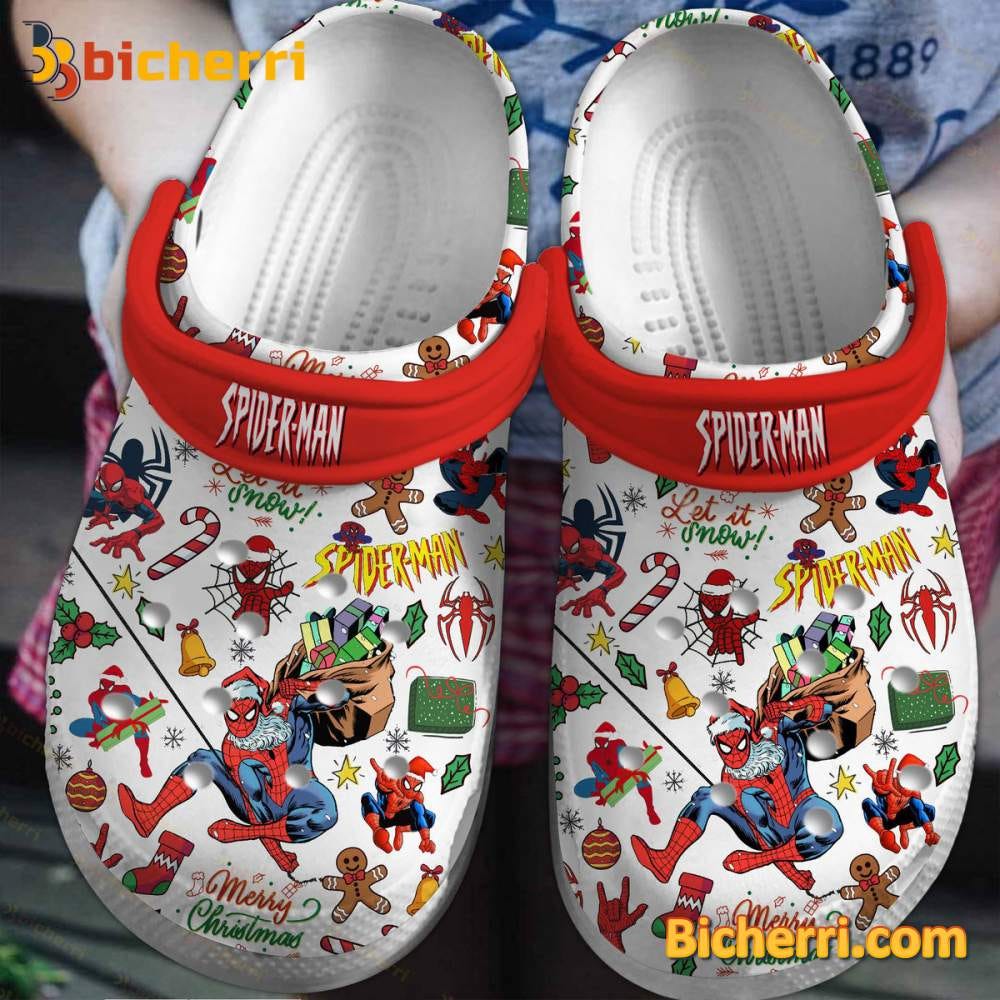 Funny Holiday Spider Man Merry Christmas Crocs Clogs | by Clothes Shop |  Medium