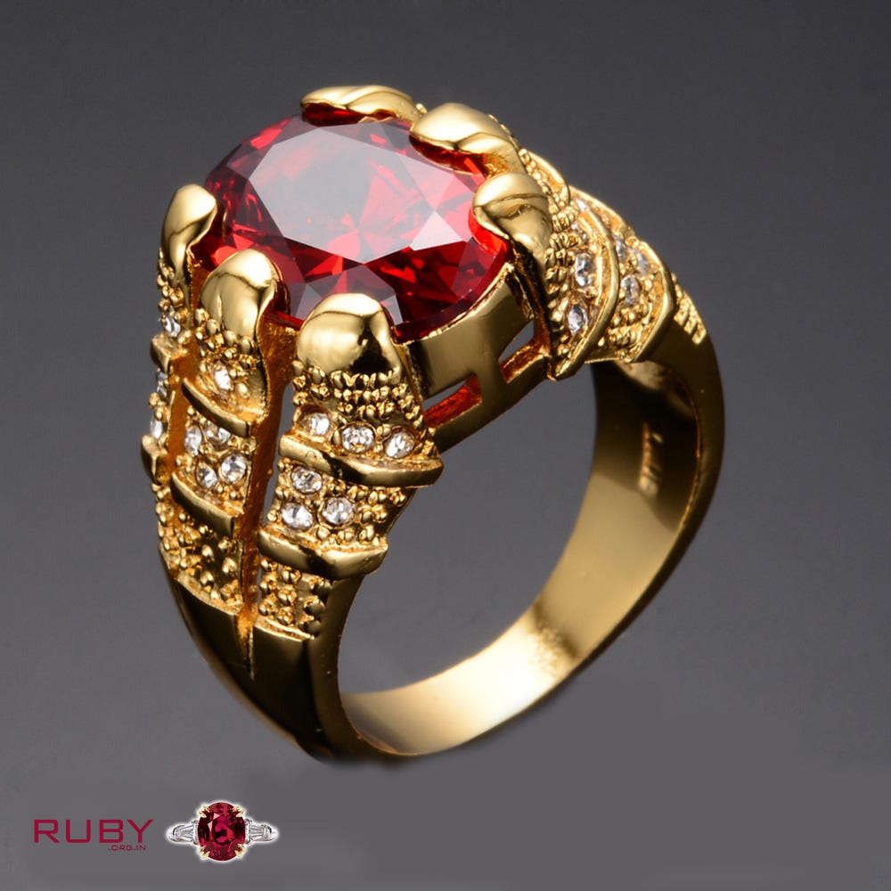 Ruby stone ring for men. Fine jewelry ruby ring for men you can… | by ...