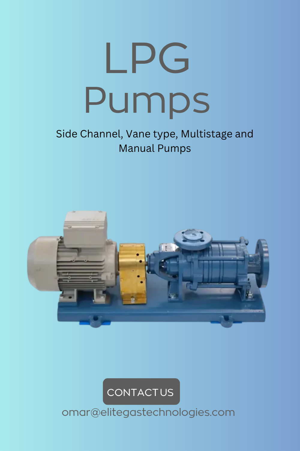 LPG Pumps in Kisumu — Side Channel, Vane Type, Multistage & Manual Pumps Supplier