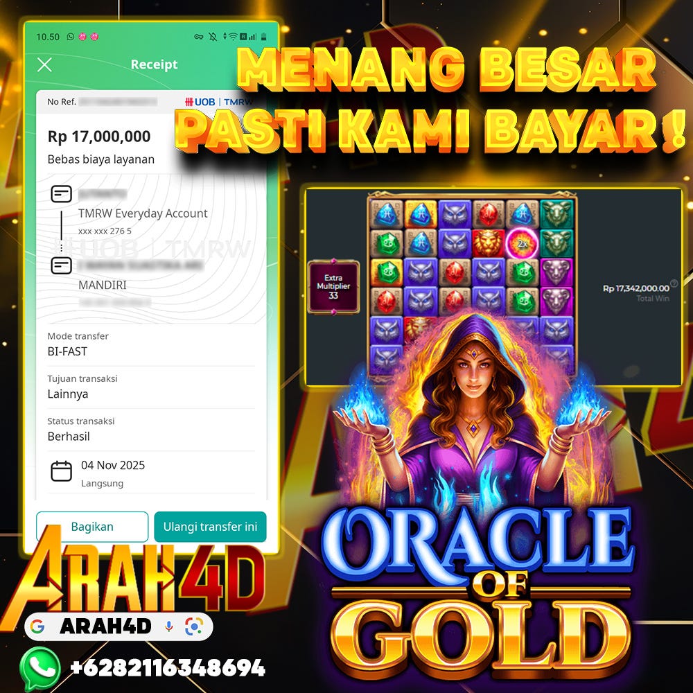 RTP Tinggi, Peluang Menang Lebih Besar. Buktikan Sendiri di Arah4D!