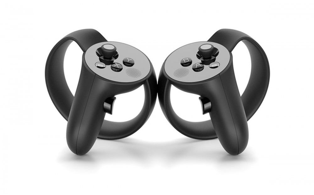 Hands on with the Oculus Touch.. Oculus' Touch controllers are