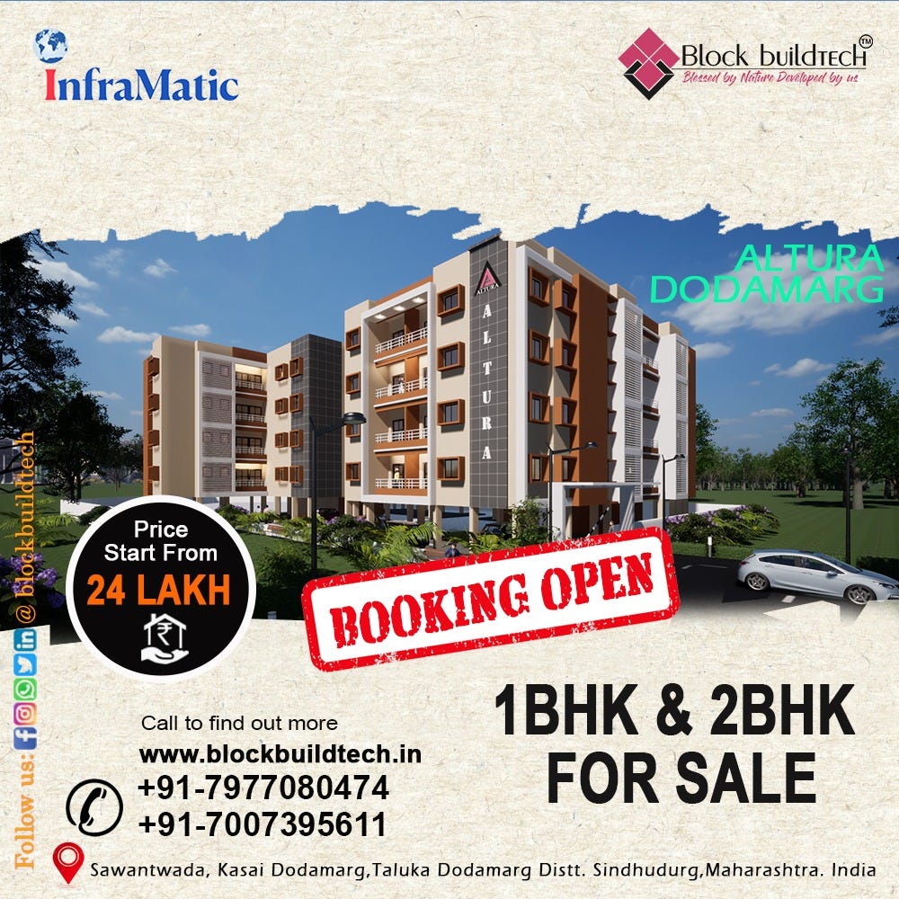 RERA Approved 1/2 BHK Apartments & Shops Near MOPA Airport, Goa Your