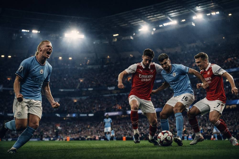 Some football matches do more than change the table — they change the feeling of a title race.