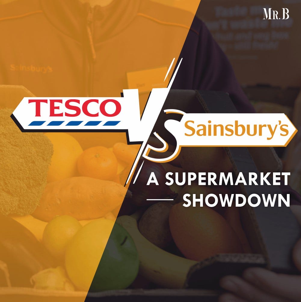Tesco vs. Sainsbury's: A Supermarket Showdown, by Mr. Business Magazine