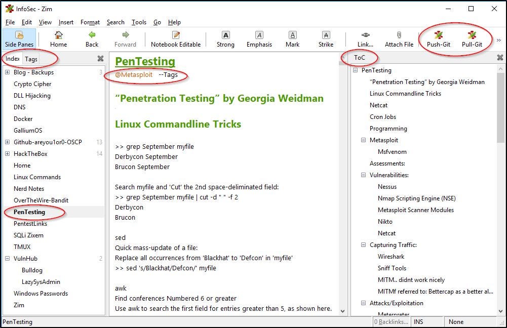 InfoSec ZimWiki. If you want to be any good at Infosec … by Mikes