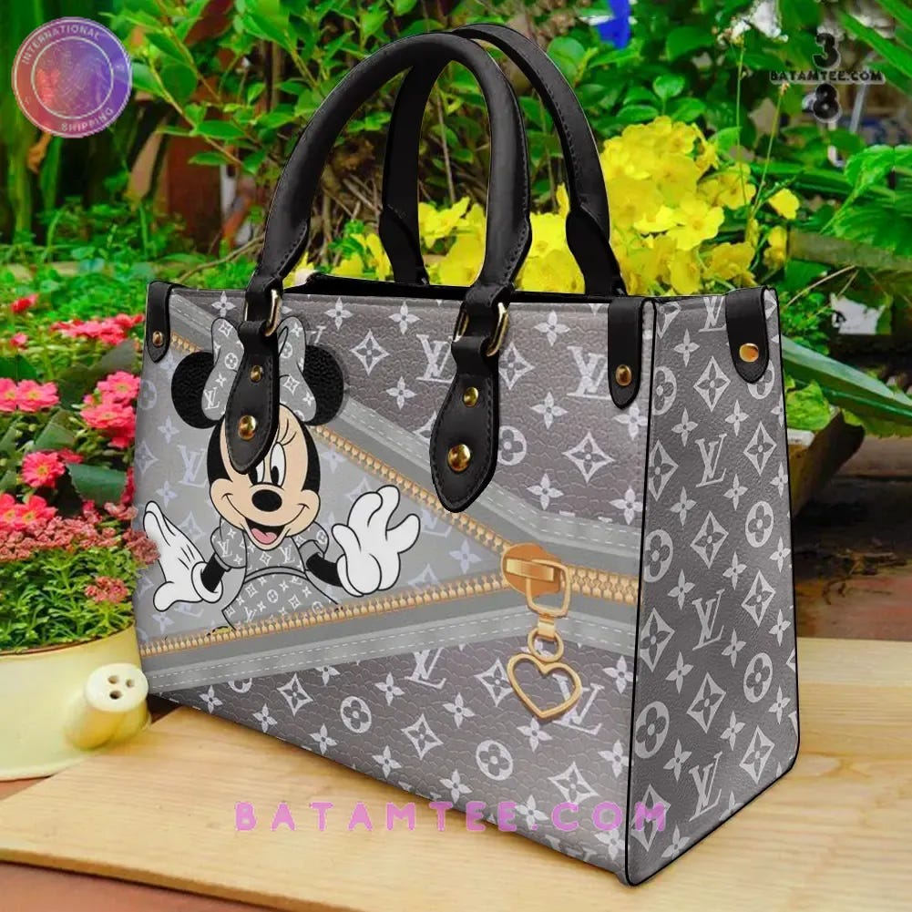 Limited Edition Minnie Mouse Grey Zipper Louis Vuitton Leather Handbag | by  Batamtee Store | Jan, 2024 | Medium