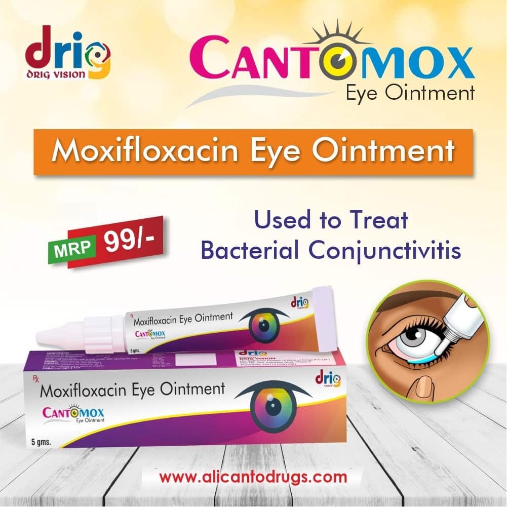 Moxifloxacin Eye Ointment, Antibiotic Eye Ointment, Eye Ointment for