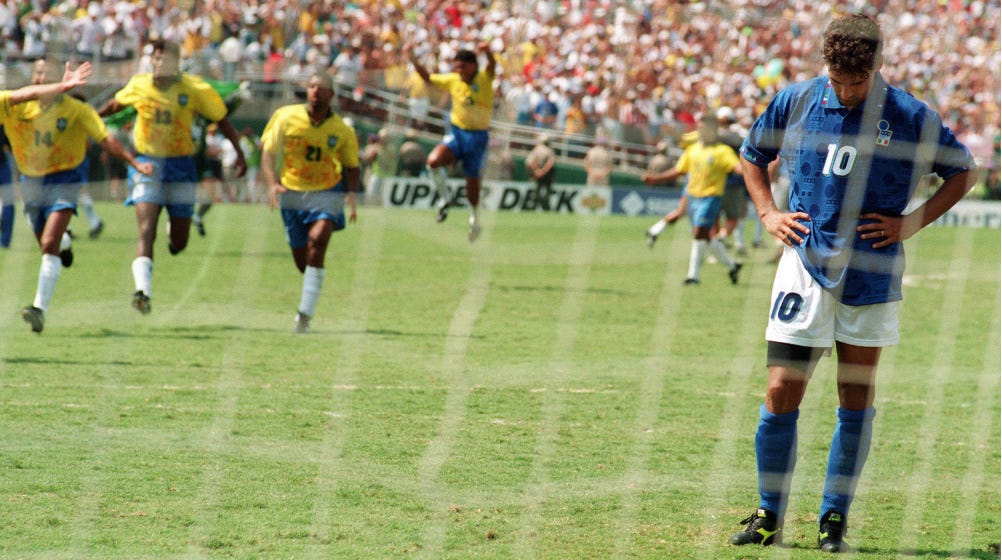 Roberto Baggio's “The man who died standing” | by Rcg | Medium