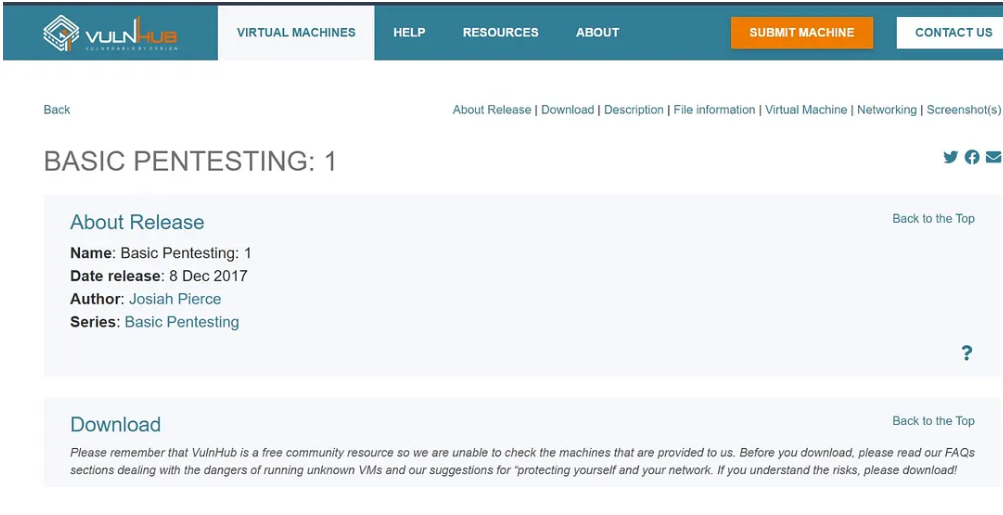 Basic Pentesting:1. Basic Pentesting 1 is a beginner-level… | by ...